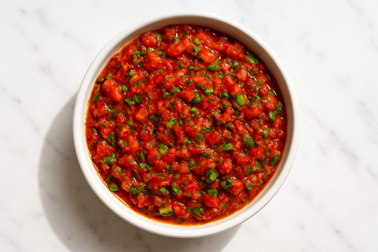 Authentic Turkish Ezme Sauce Recipe (Spicy Tomato & Pepper Dip)