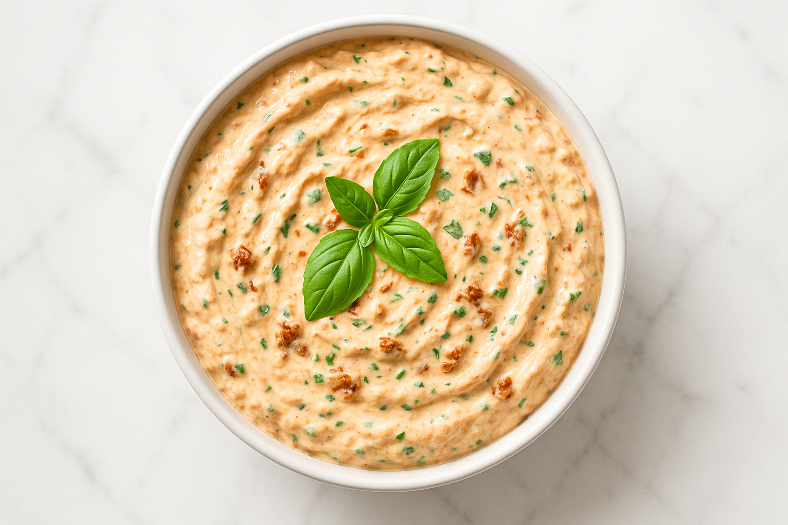 Creamy Sun-Dried Tomato Basil Dip
