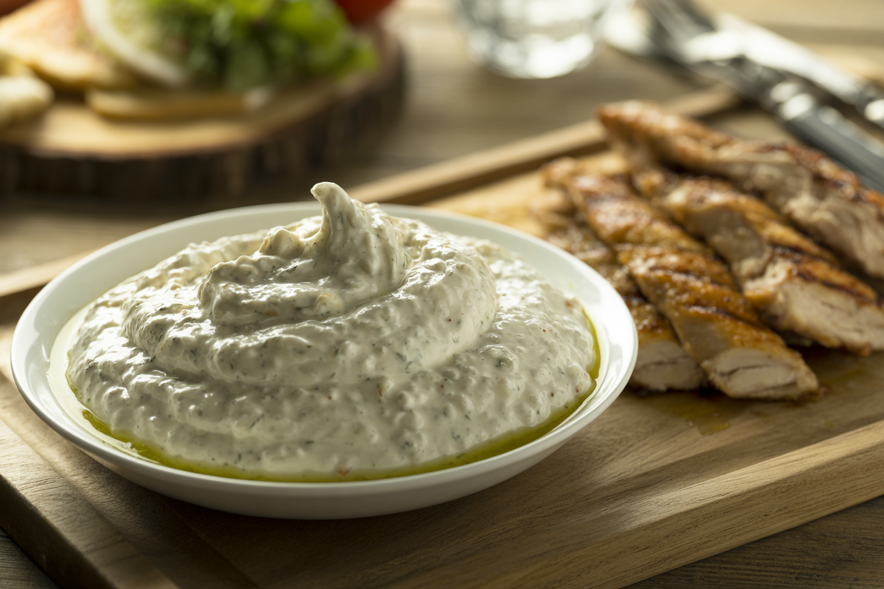 Toum (Lebanese Garlic Sauce)